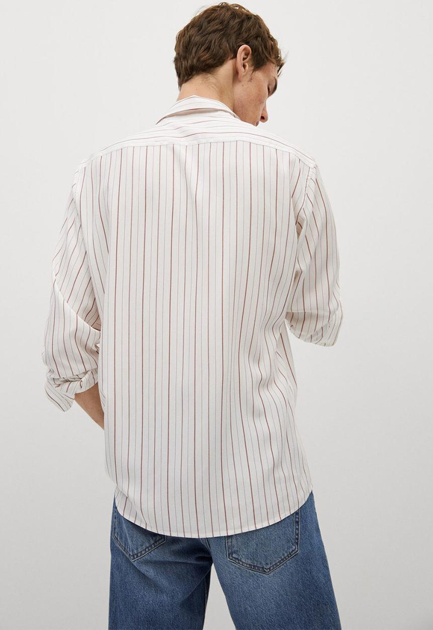 MANGO - Shirt fish - light beige