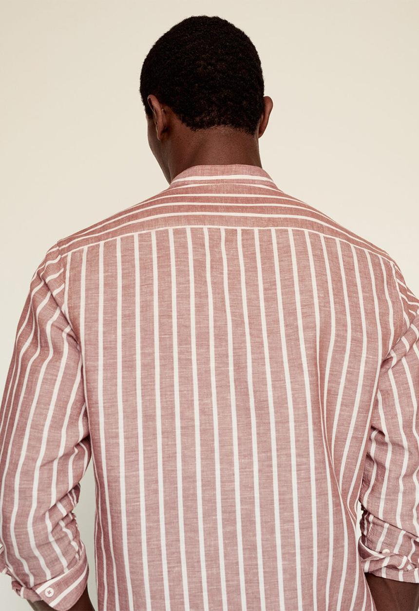 MANGO - Shirt eldu   - rust