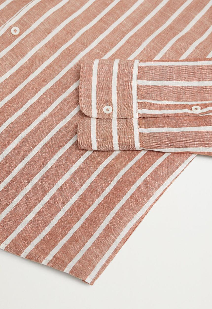MANGO - Shirt eldu   - rust