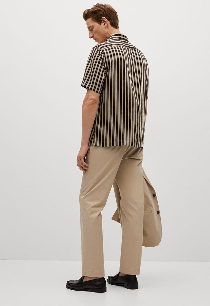 MANGO - Shirt fina  - light beige