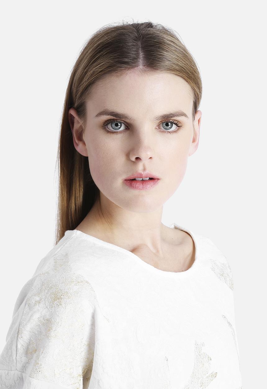 VILA - Floral Foiled Top