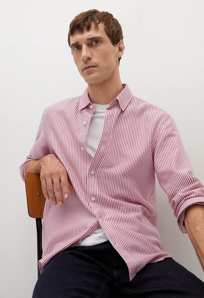 MANGO - Shirt kodak  - red