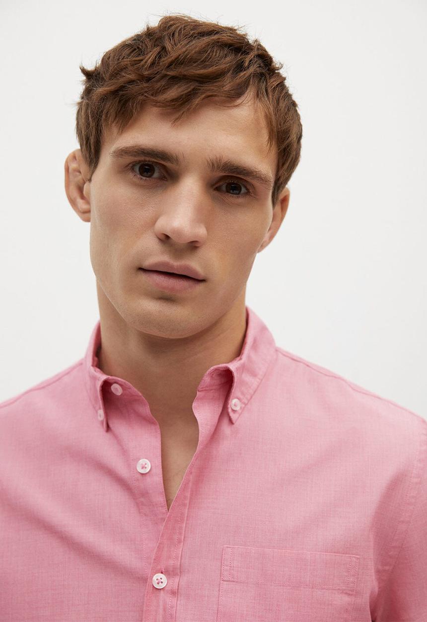 MANGO - Shirt ginza-h - red