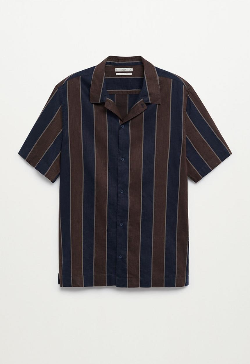 MANGO - Shirt fanny  - navy