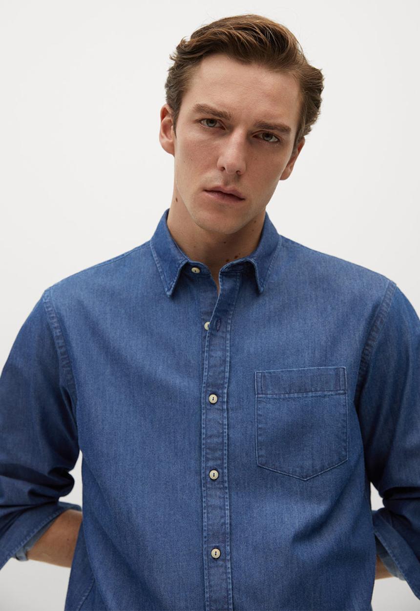 MANGO - Shirt chambre  - blue