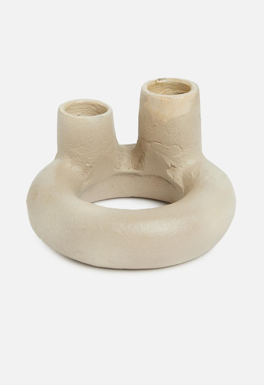 Sixth Floor - Ella dinner candle holder - natural