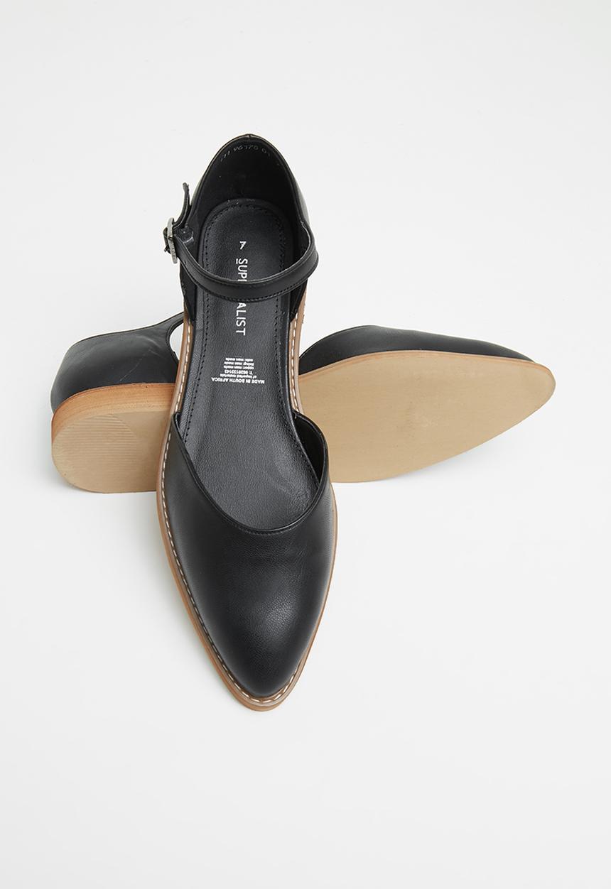 Superbalist - Glow strap pump - black