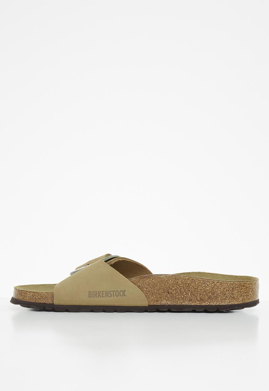 Birkenstock - Madrid big buckle nubuck narrow - mud green