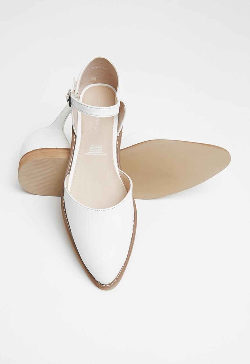 Superbalist - Glow strap pump - white