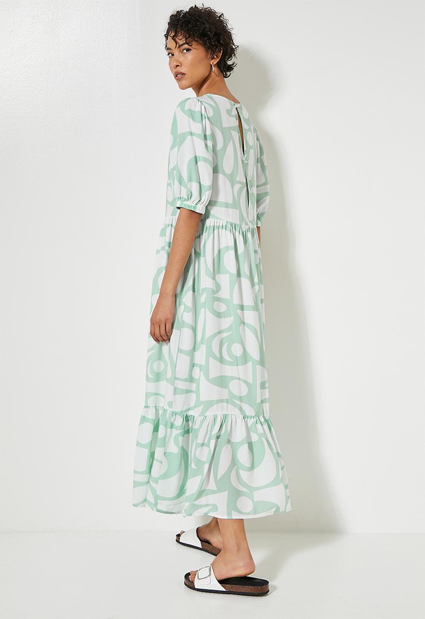 Superbalist - Tiered maxi dress - bold mosaic