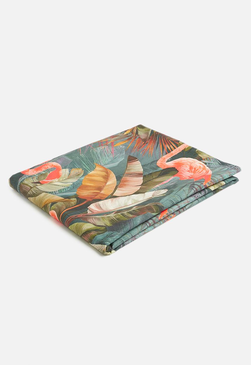 Hertex Haus - Flamingo tablecloth - mangrove