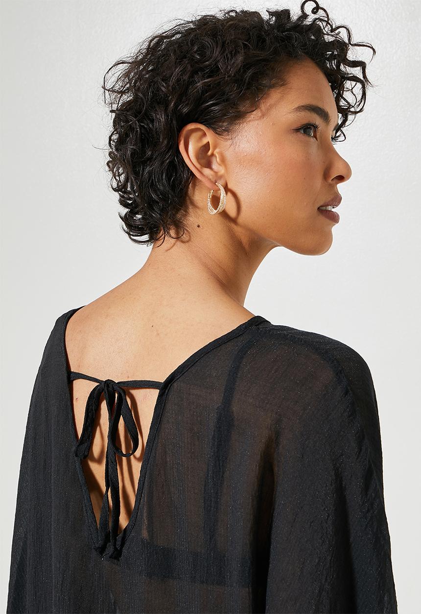 Superbalist - Maxi kaftan - sheer black
