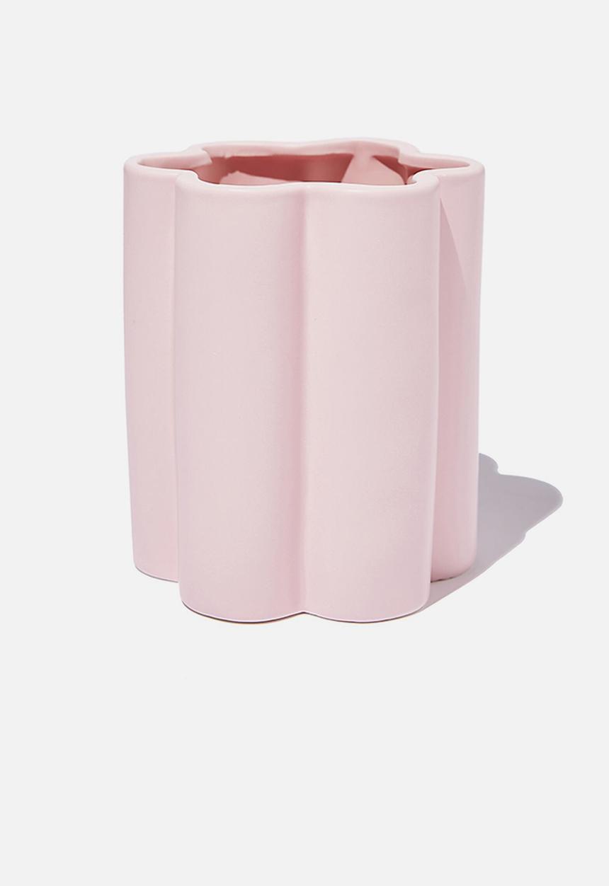 Typo - Flower planter pot-petal pink