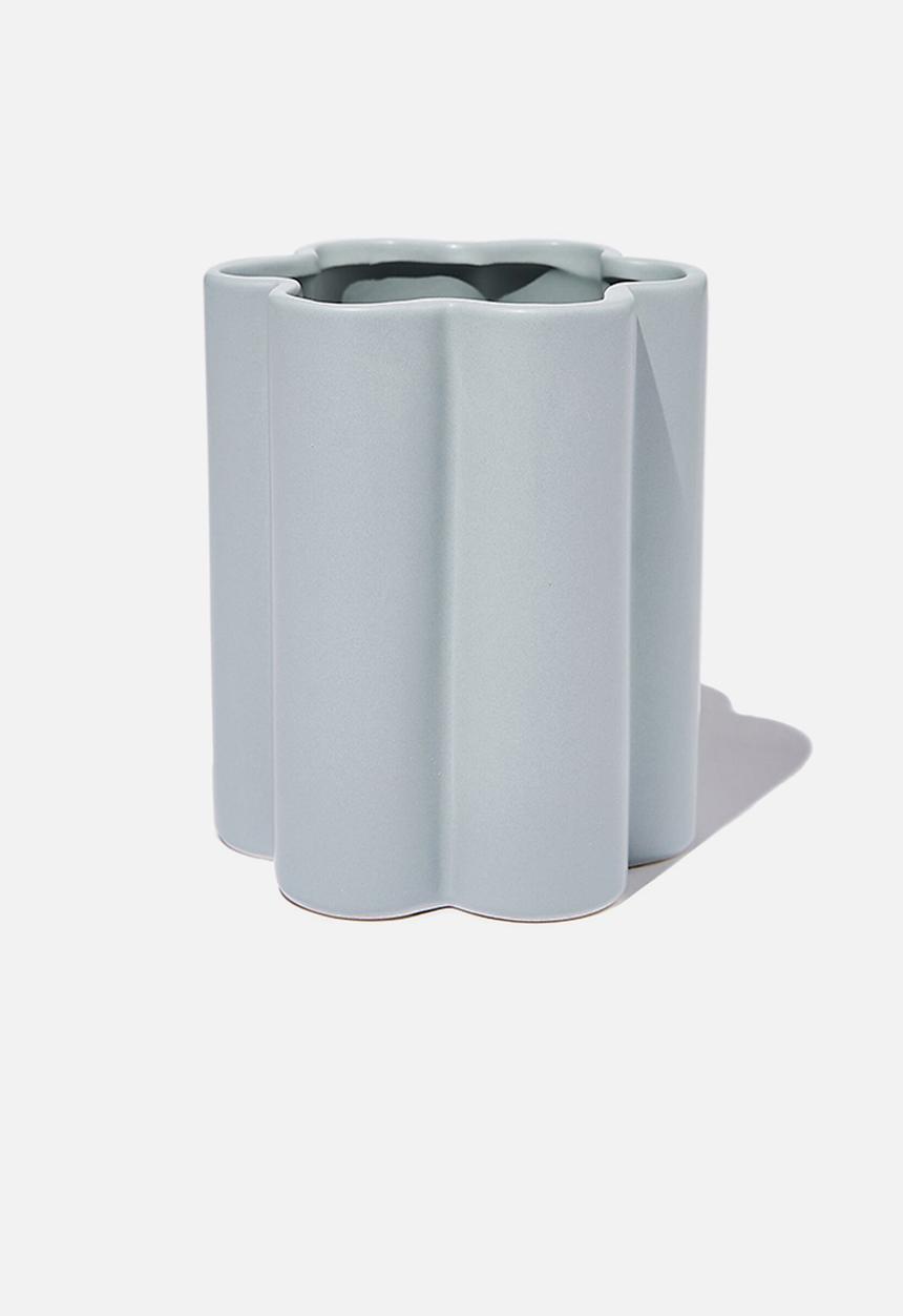Typo - Flower planter pot-cool grey