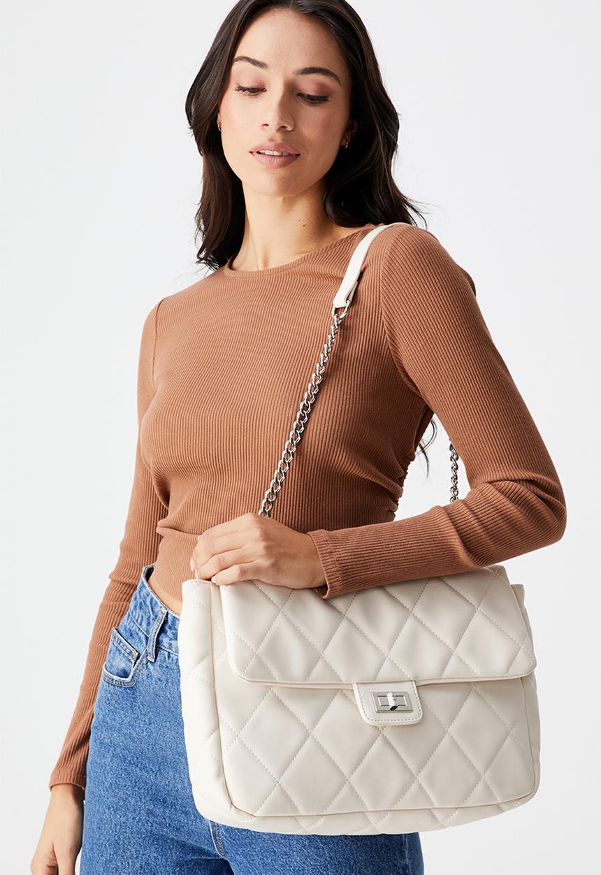 Rubi - Hailey oversized underarm bag - ecru