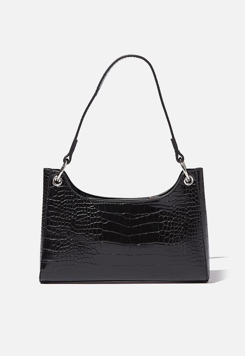 Rubi - Gigi underarm bag - black texture
