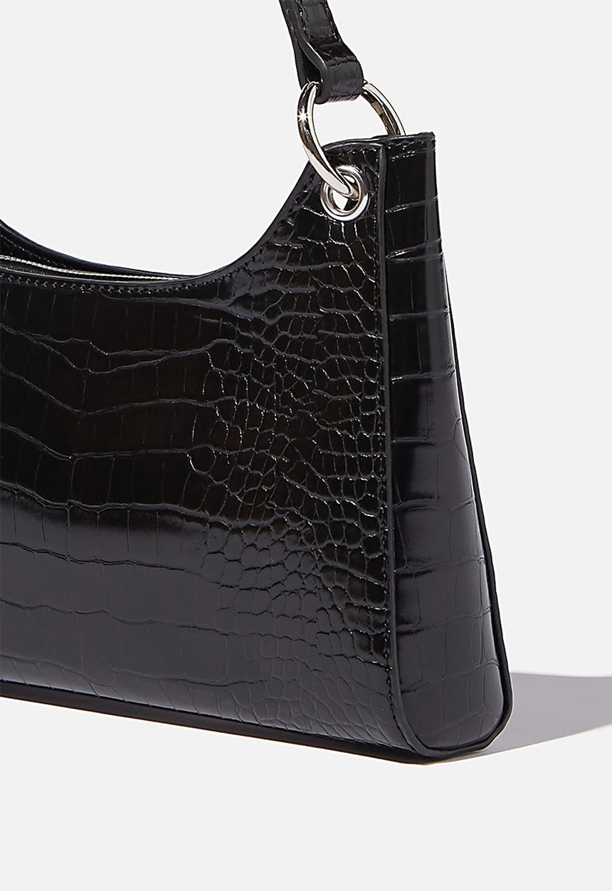 Rubi - Gigi underarm bag - black texture
