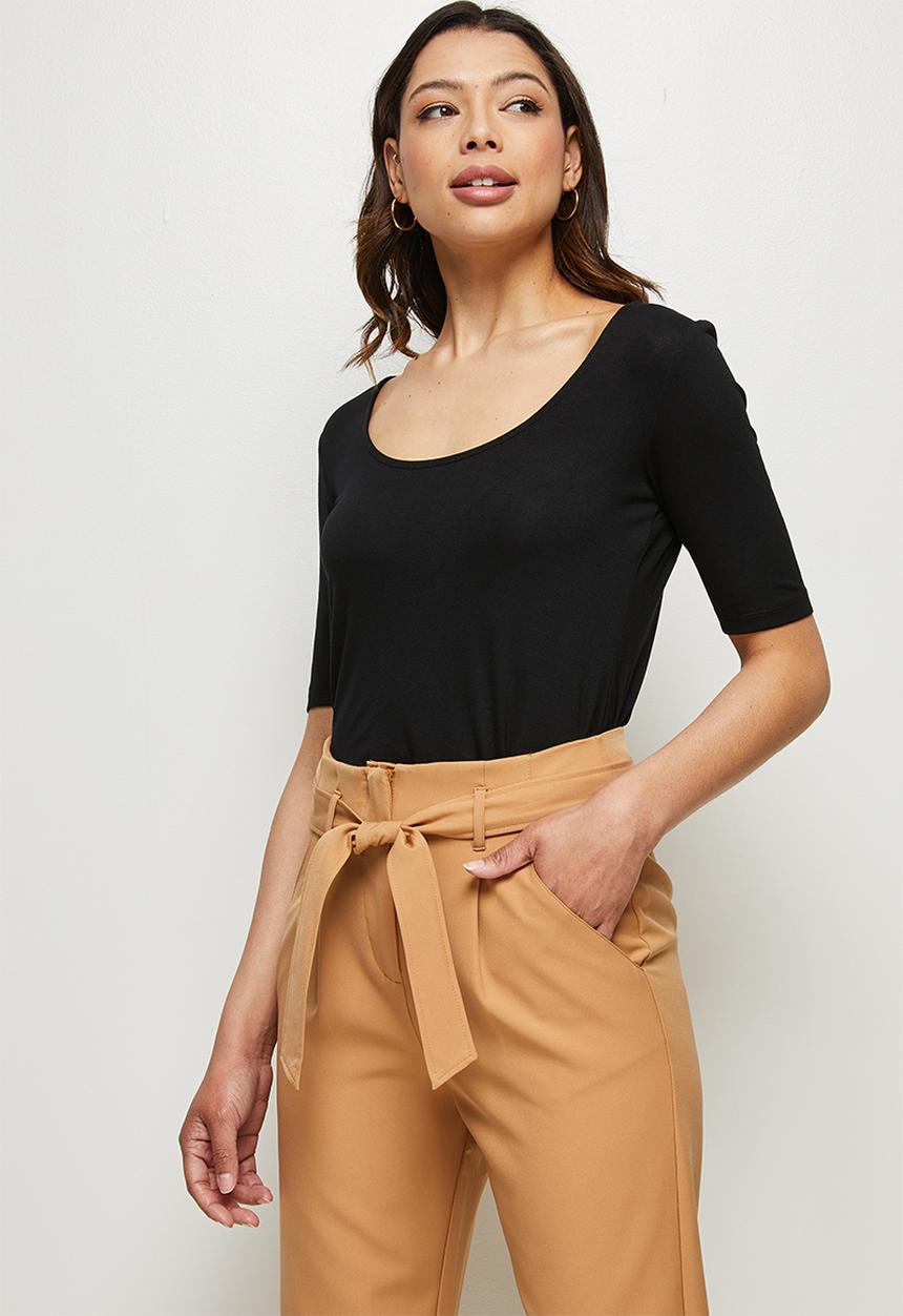 edit - Ballet sleeve tee - black