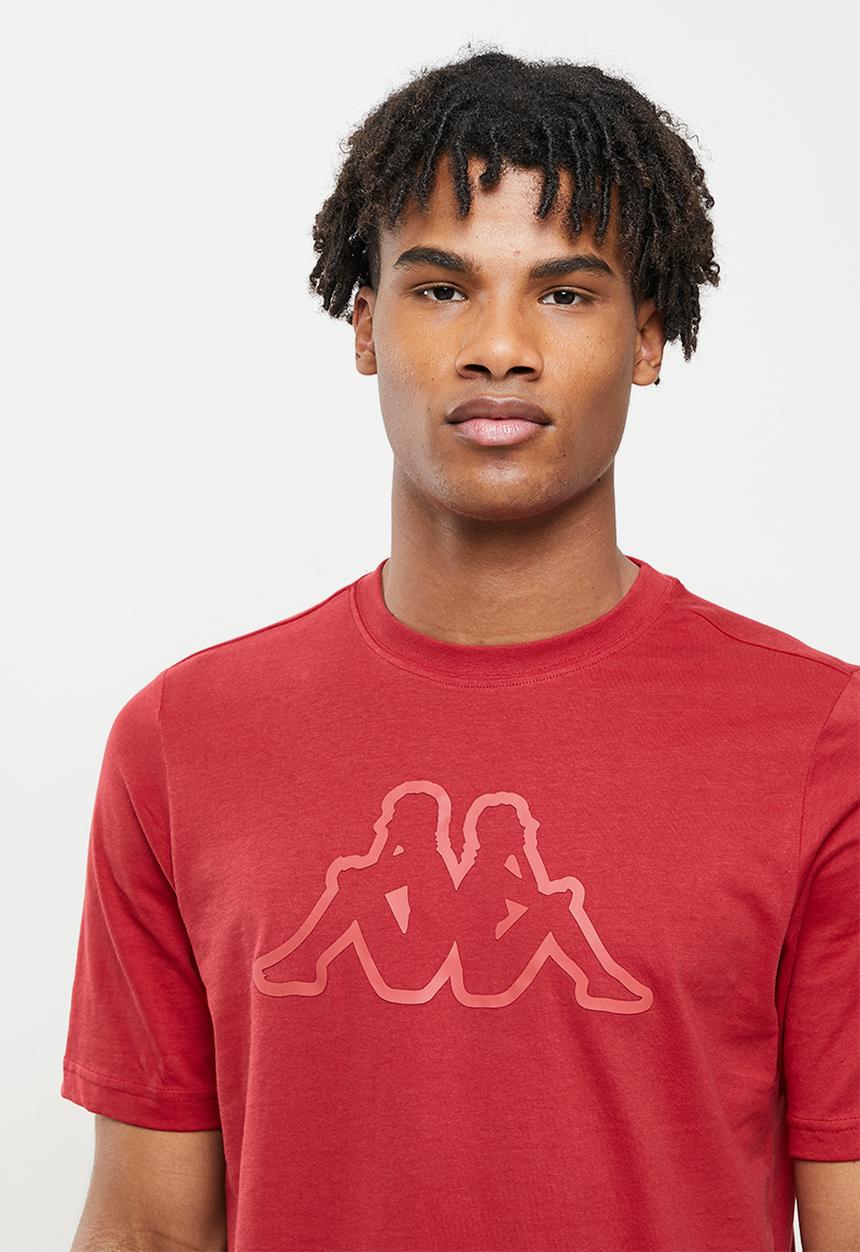 KAPPA - Logo coly T-shirt - red
