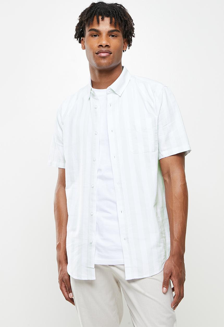 Cotton On - Vintage prep short sleeve shirt - white