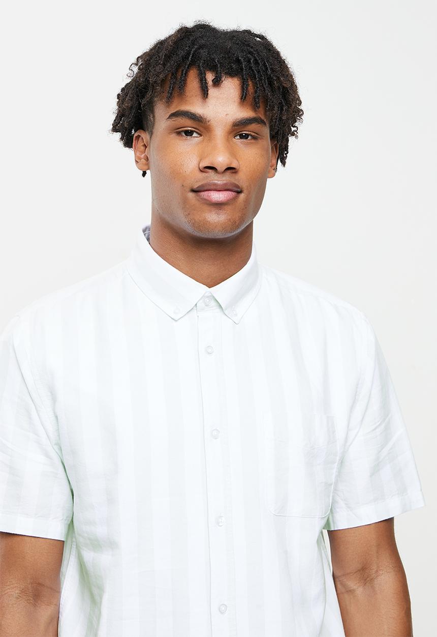 Cotton On - Vintage prep short sleeve shirt - white