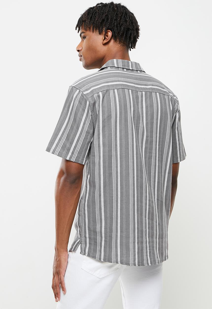 Cotton On - Textured short sleeve shirt - black