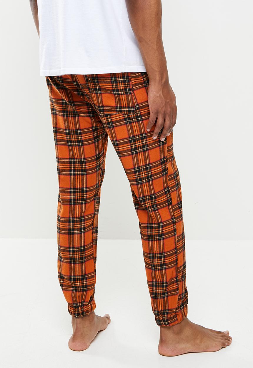 Cotton On - Pj drake - orange check