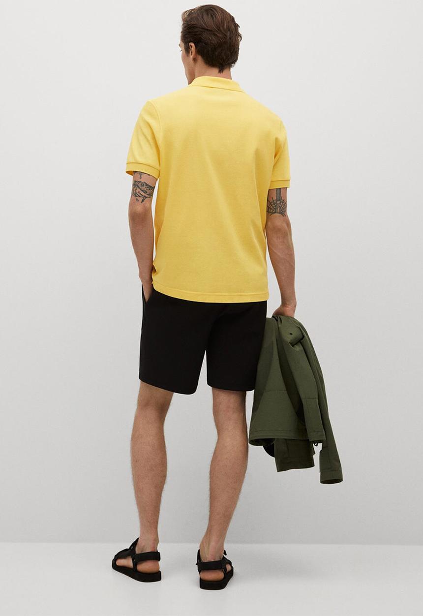 MANGO - Polo shirt rea - yellow