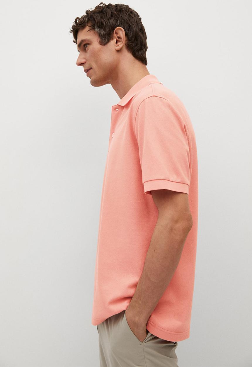 MANGO - Polo shirt rea - pink