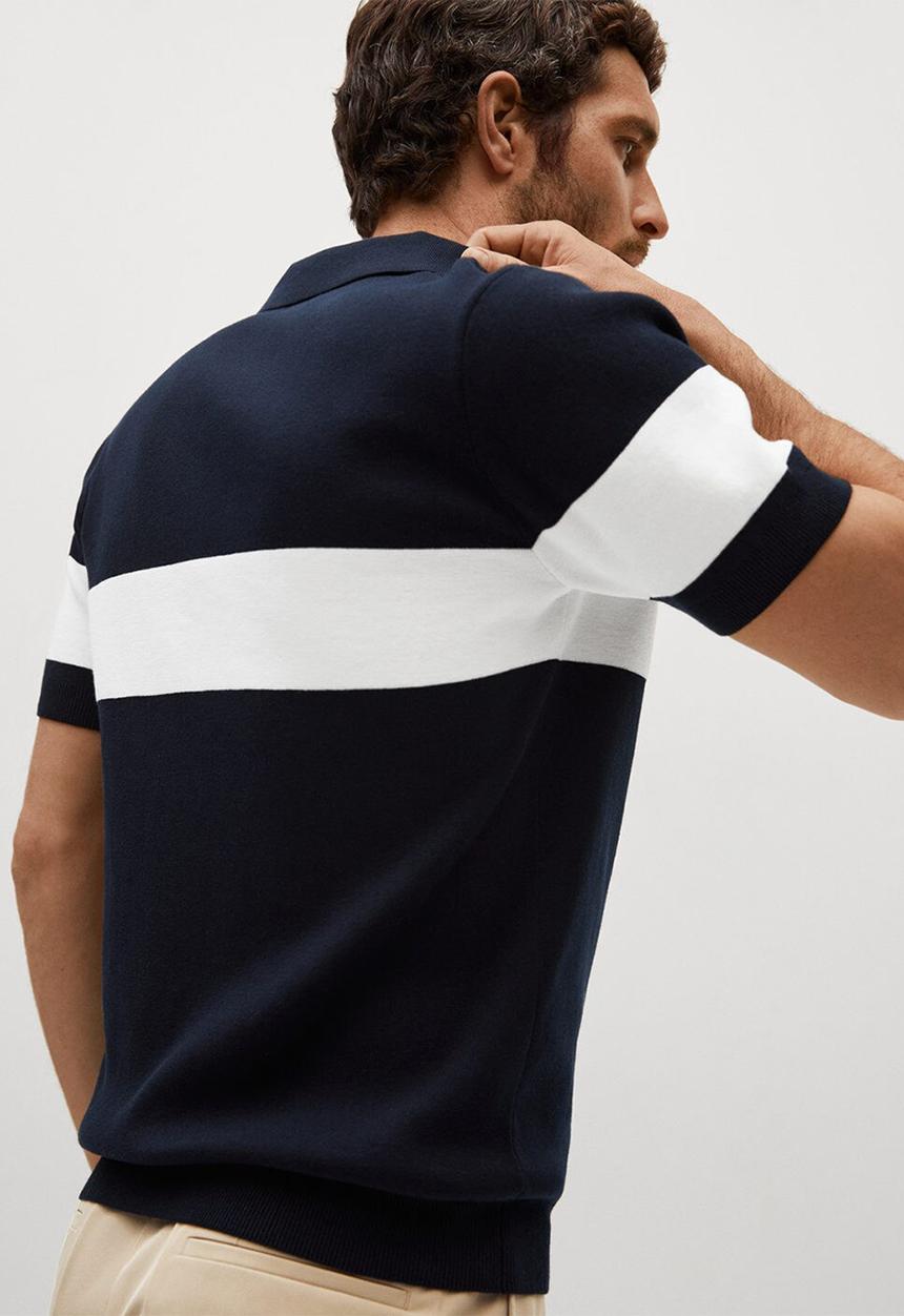 MANGO - Polo shirt fabian - navy