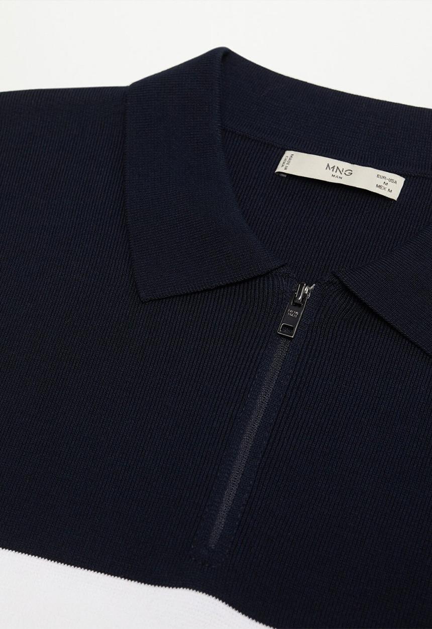 MANGO - Polo shirt fabian - navy