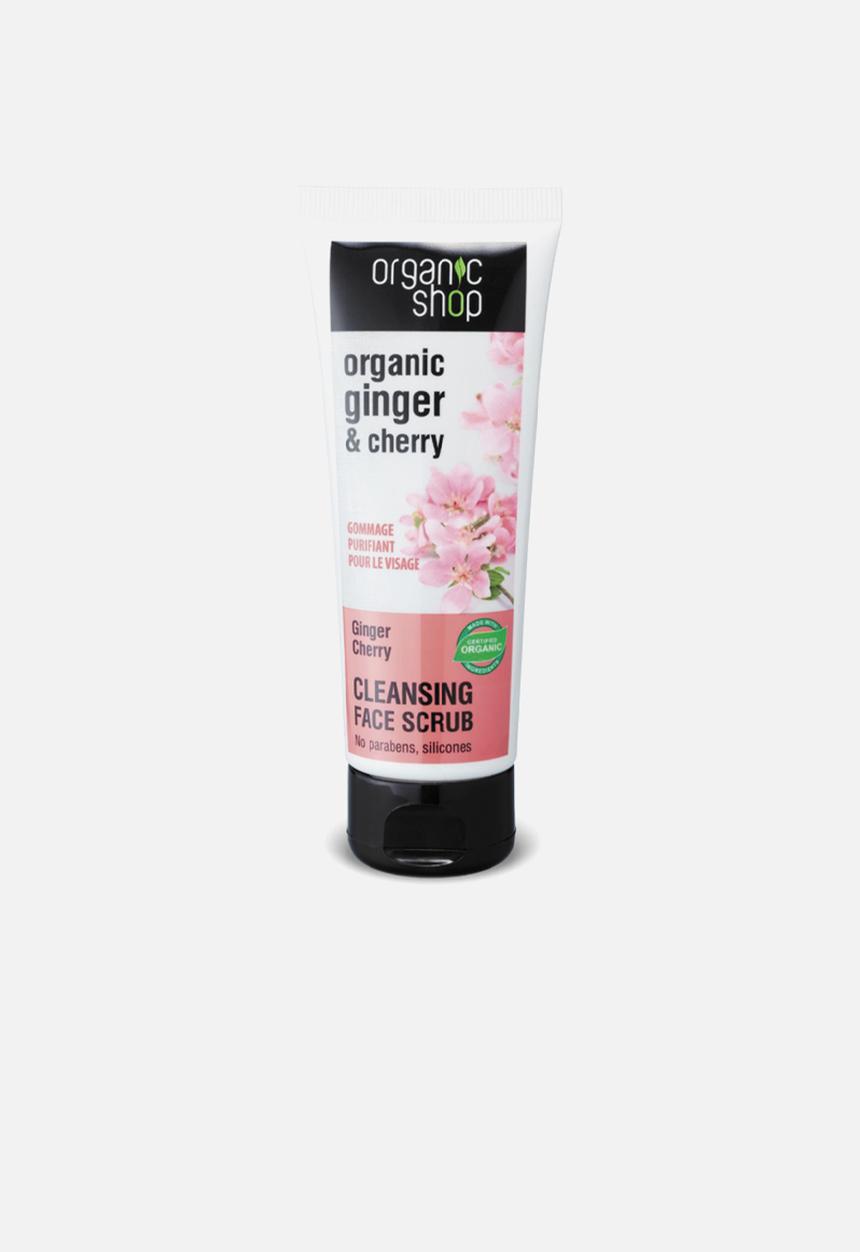 Organic Shop - Ginger Cherry Cleansing Face Scrub