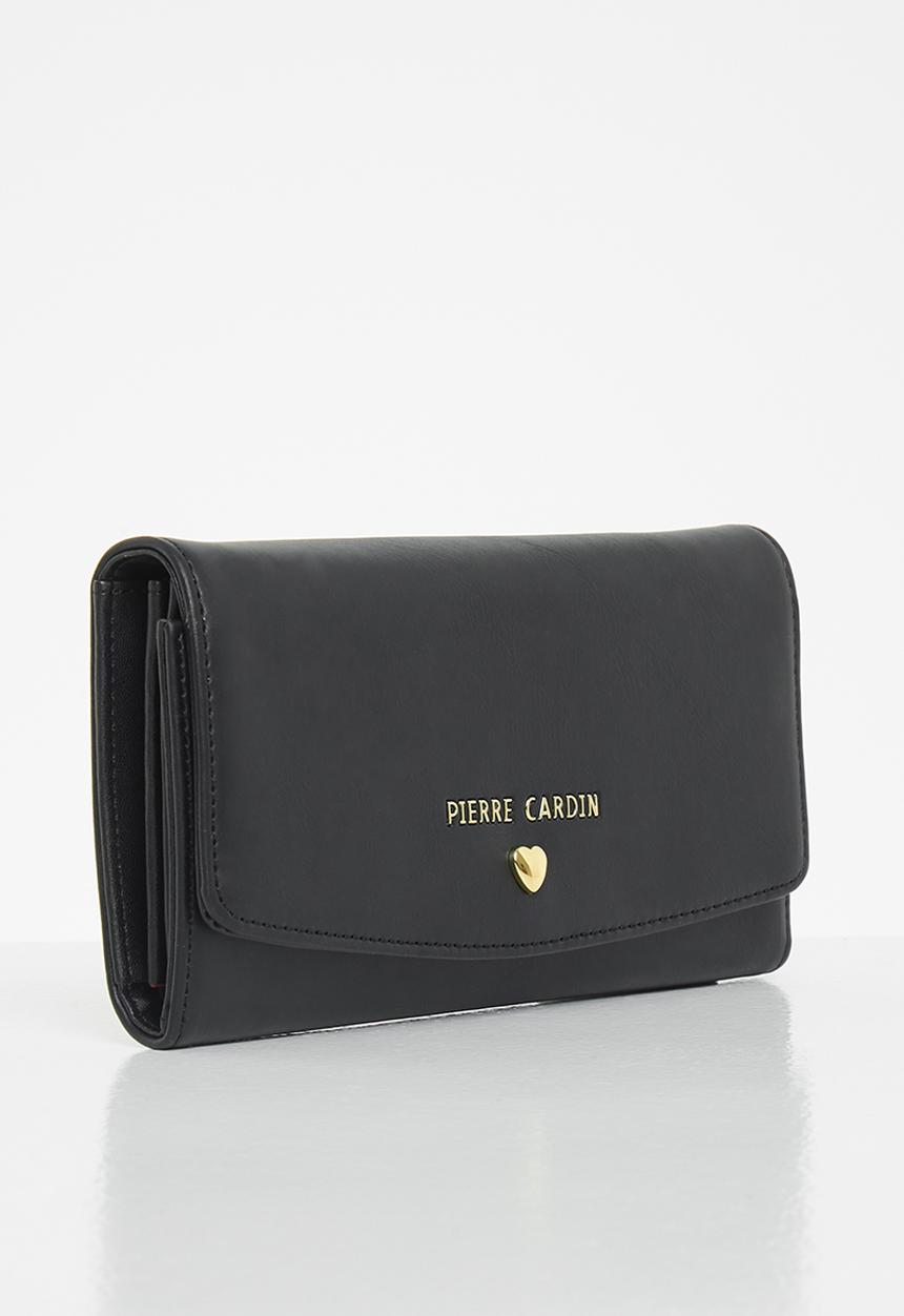 Pierre Cardin - Zandi heart trifold - black