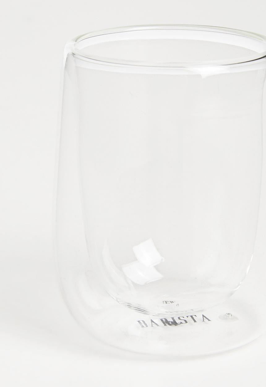 Sixth Floor - Barista Double walled espresso glass set of 2-clear