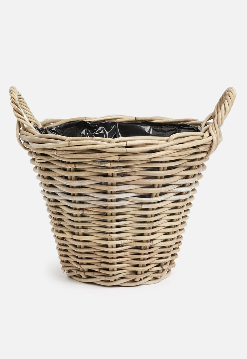 H&S - Potato basket kubu rattan - natural