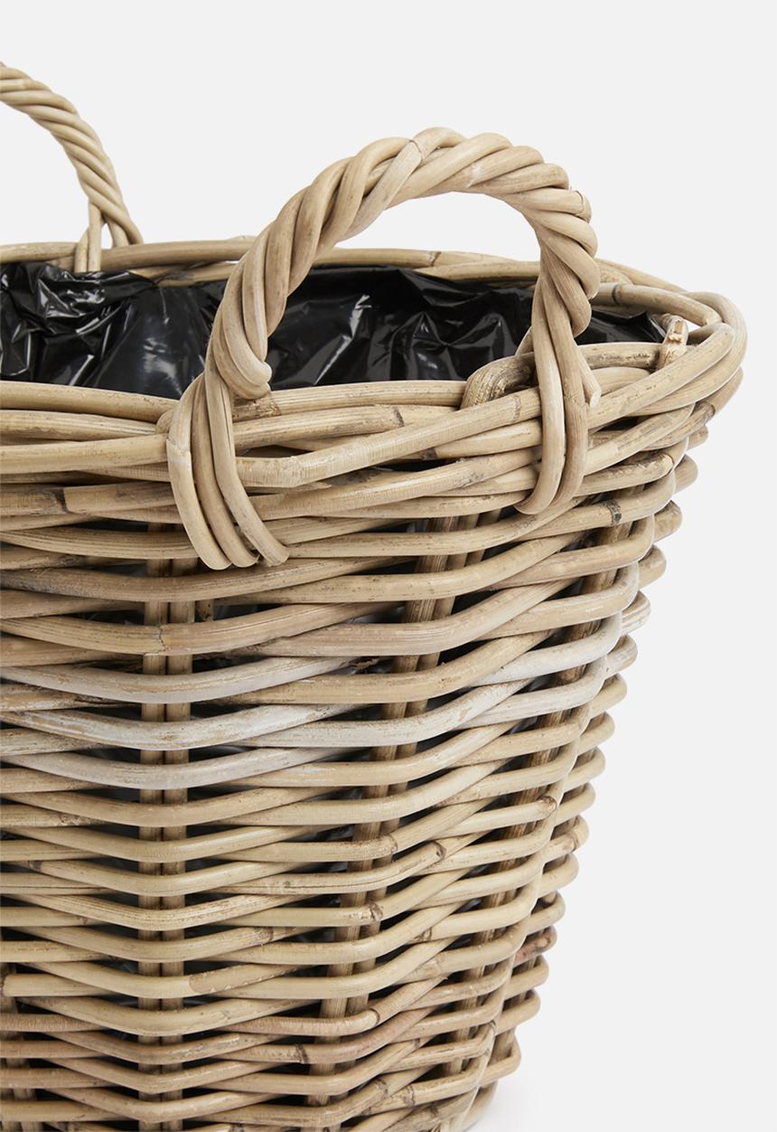 H&S - Potato basket kubu rattan - natural