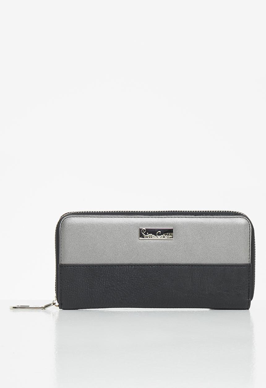 Pierre Cardin - Ana 2 tone ziparound - black/metallic