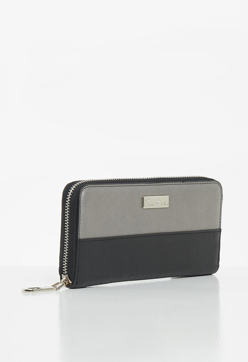 Pierre Cardin - Ana 2 tone ziparound - black/metallic