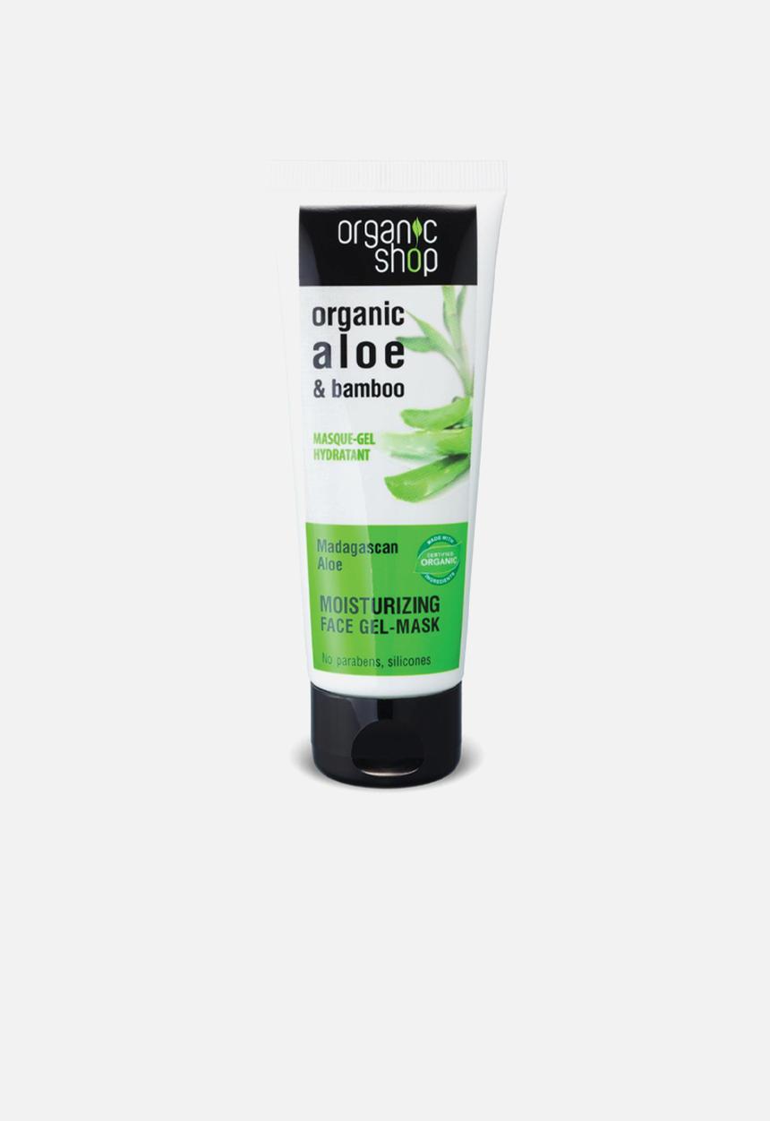Organic Shop - Madagascan Aloe Moisturizing Face Gel-Mask