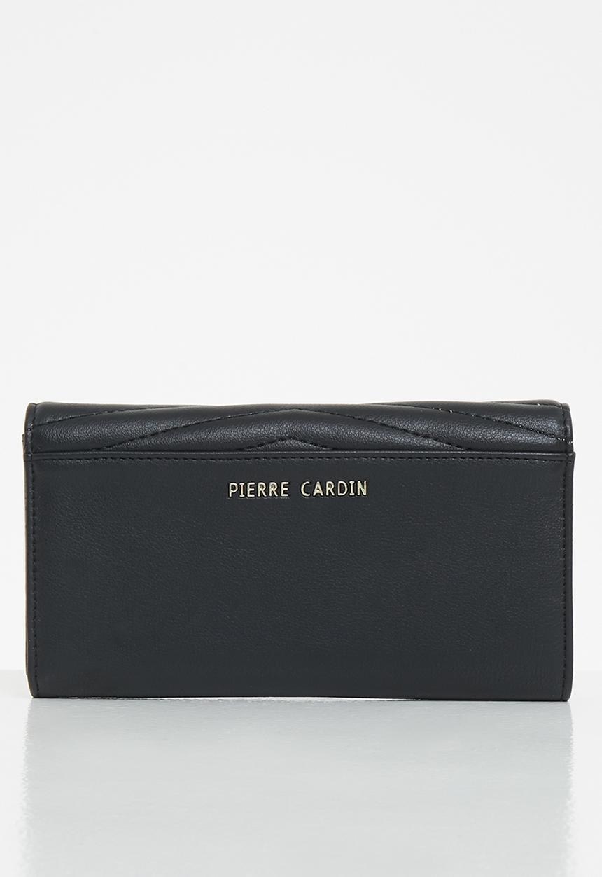 Pierre Cardin - Tamsyn chevrolet quilt trifold - black