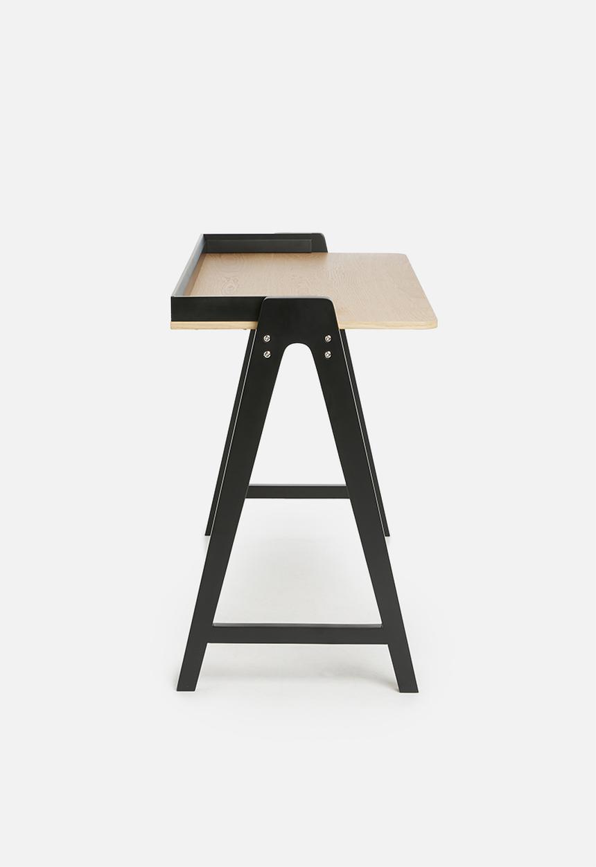 Basics - Harper desk - natural & black