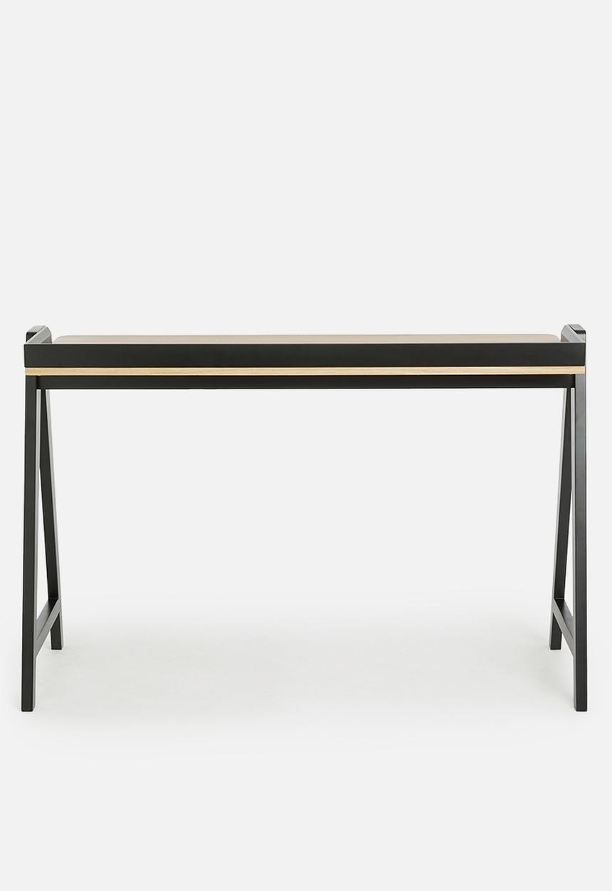 Basics - Harper desk - natural & black