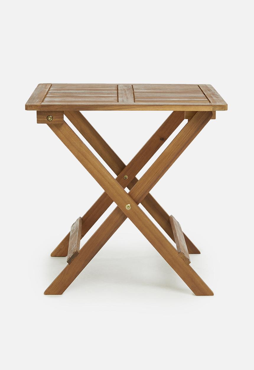 H&S - Wood bistro table - natural