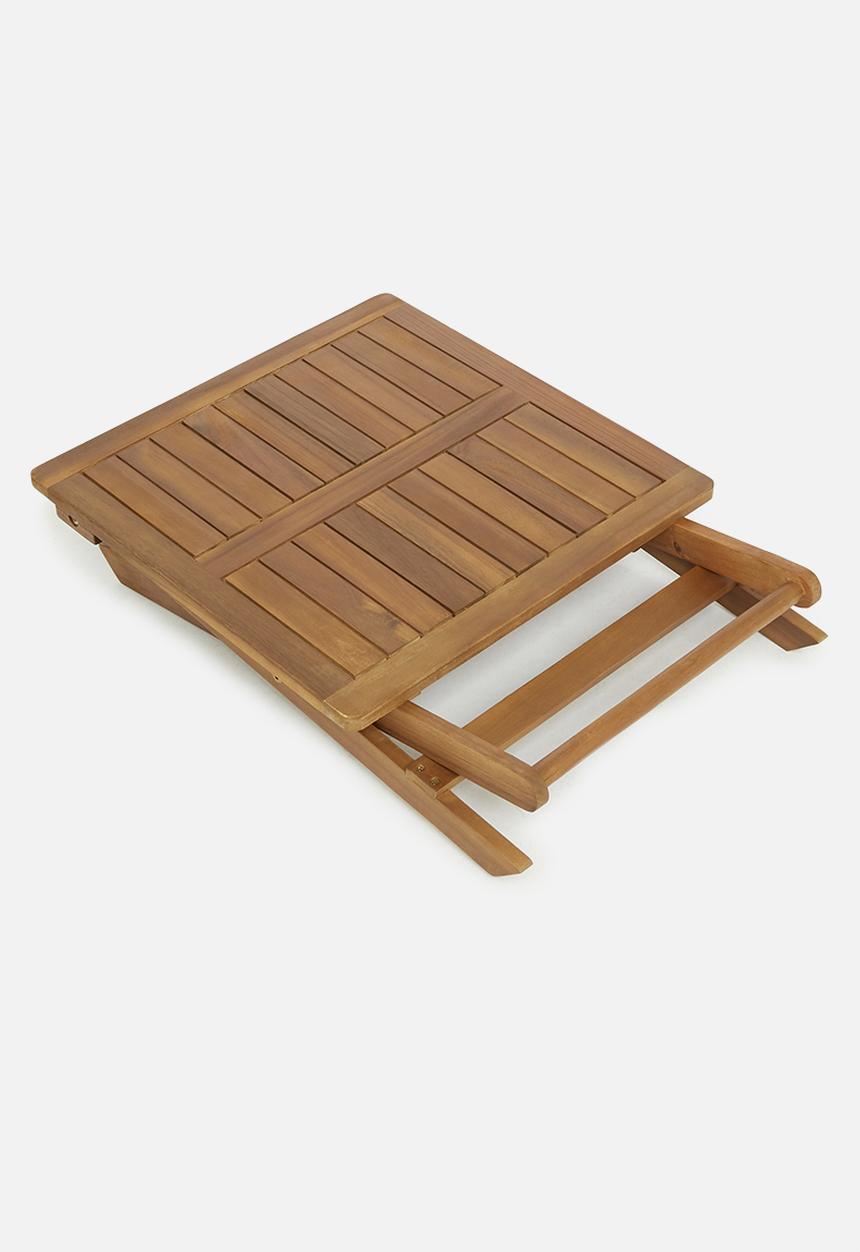 H&S - Wood bistro table - natural