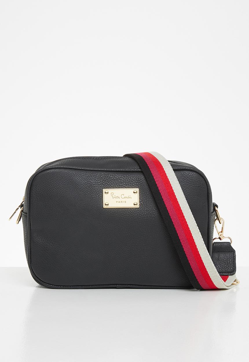 Pierre Cardin - Demi crossbody with 2 straps - black