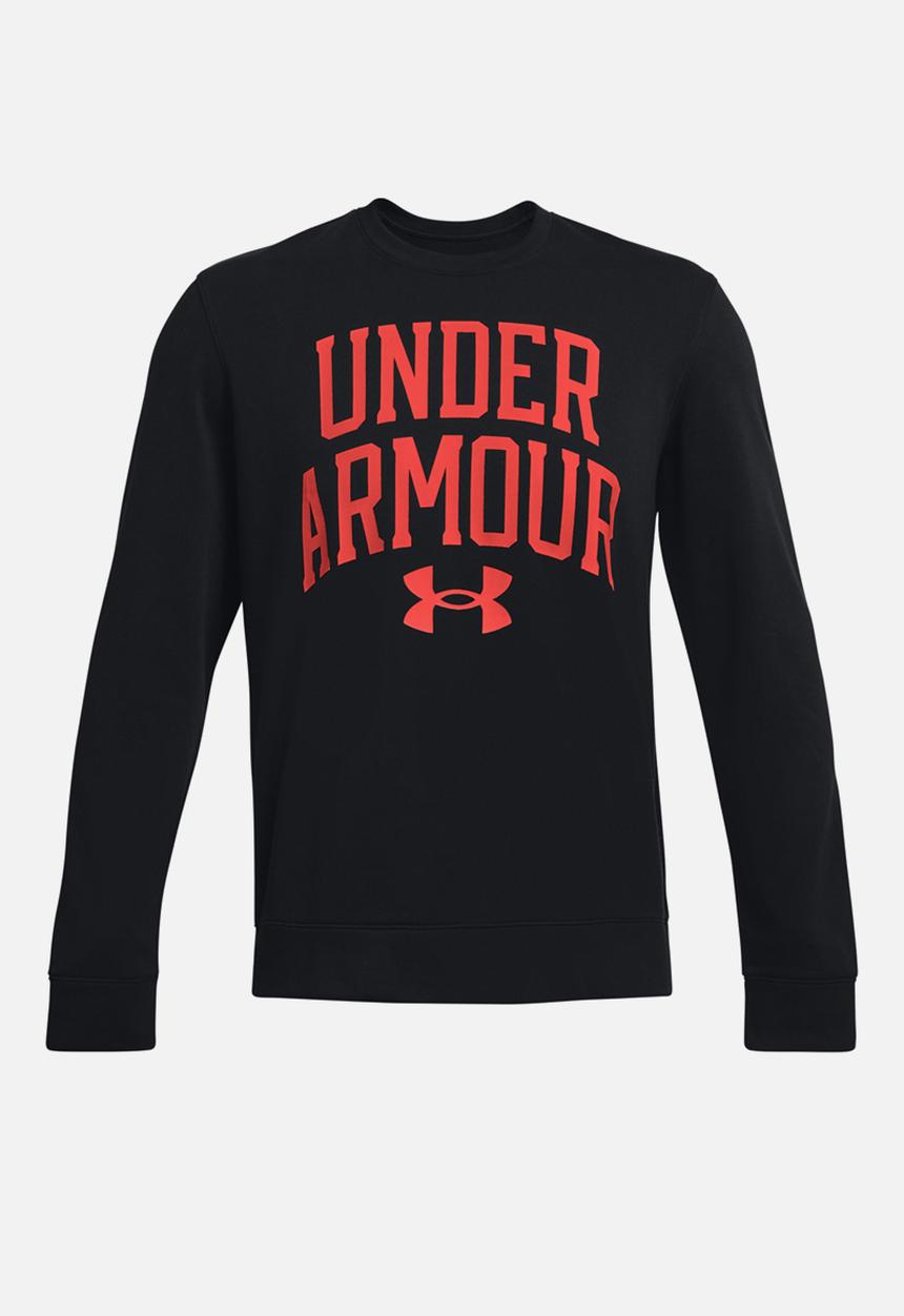 Under Armour - UA rival terry crew - black