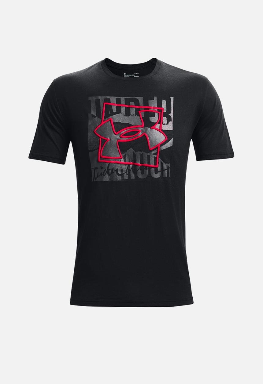Under Armour - UA boxed symbol outline short sleeve tee - black