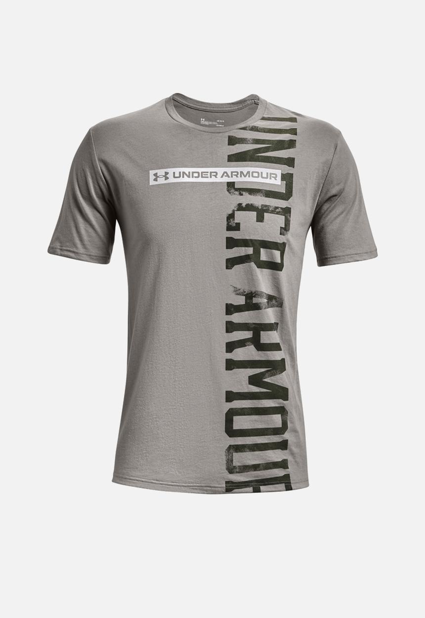 Under Armour - UA vertical signature short sleeve tee - dark grey