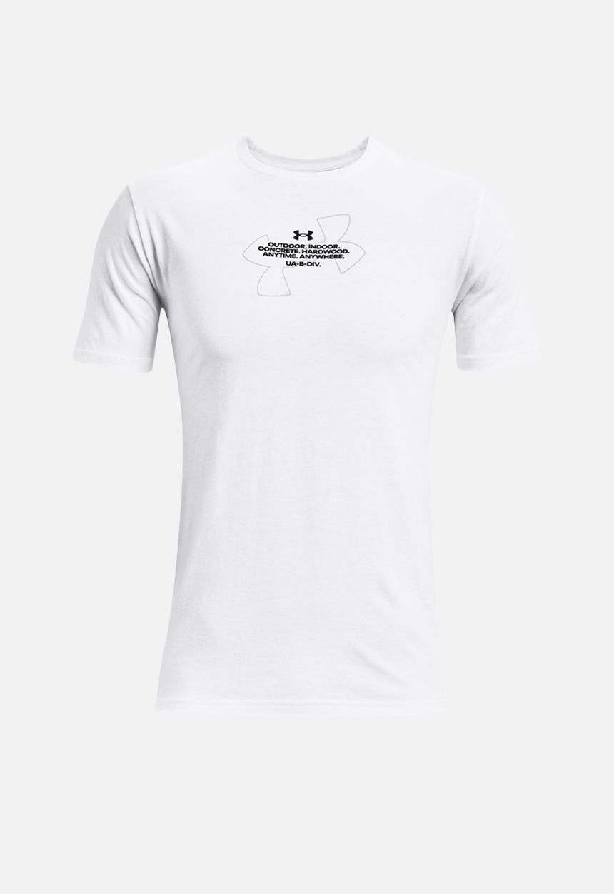 Under Armour - UA basketball photo short sleeve tee - white