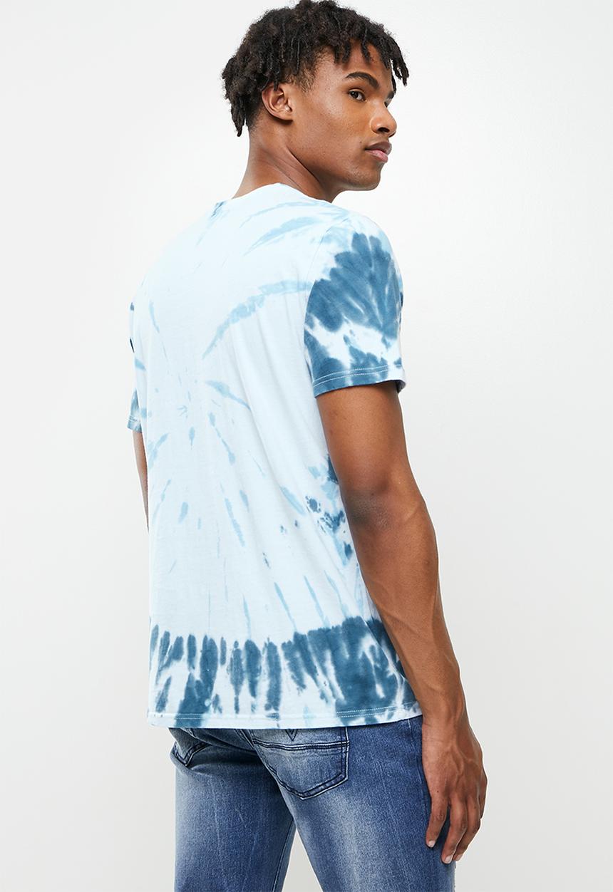 Cutty - Phychedelic short sleeve tee - blue